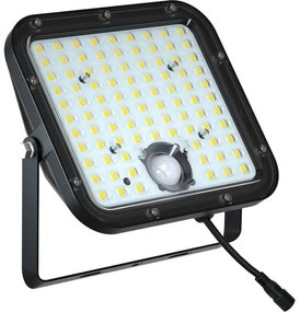 Proiector solar LED cu senzor LED/30W/6,4V 6400K