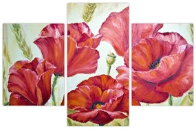 Tablou - Mac - flori (90x60 cm)