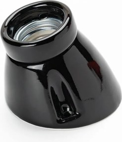 Mini Aplica perete din ceramica neagra FROST