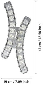 Aplică LED Eglo 39004 TONERIA LED/12W/230V