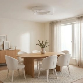 BRILAGI - Plafonieră LED VELVET TWIST LED/24W/230V 4000K Ø 55 cm alb