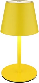 Globo 58488Y-LED Lampă de masă VANNIE, cu dimmer, tactilă, reîncărcabilă, pentru exterior, 3W/5V IP54 1800mAh, galbenă