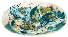 PLATOU DECORATIV CERAMICĂ GREEN HANDMADE