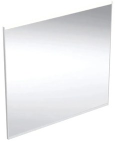 Oglinda cu iluminare si dezaburire Geberit Option Plus Square 75 cm aluminiu eloxat