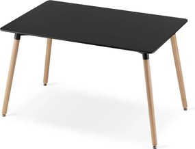 OFERTA Masa de dining neagra ADRIA 120x80 cm II. calitate