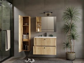 Dulap sub lavoar Terca 1 80 (stejar evoke) (cu lavoar). 1133038