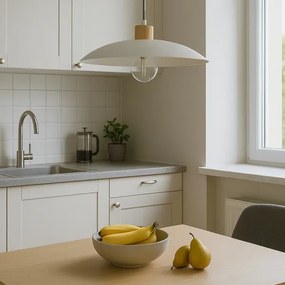 Lustră pe cablu ONLI OHANA 1xE27/22W/230V stejar