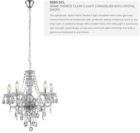 Candelabru stil clasic Marie Therese 5L 8885-5CL SRT