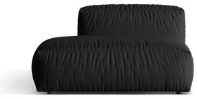 Modul pentru canapea modulară negru (cu colț pe partea stângă ) Martina – Micadoni Home