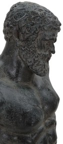 Figurina decorativa neagra din polirasina, 26x22x57,5 cm, Museum Man Mauro Ferretti