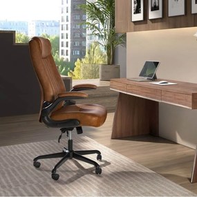 Scaun de birou modern piele sintetica Brown