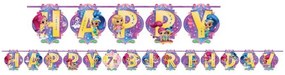 Shimmer și Shine Magic Semn Happy Birthday 200 cm
