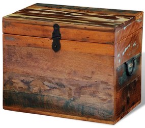 241644 vidaXL Ladă de depozitare din lemn masiv reciclat