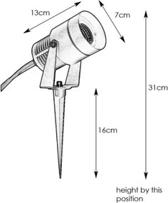 Markslöjd 107714 - Lampă LED de exterior GARDEN24 LED/6W/24V IP44 crom mat