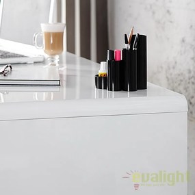 Birou modern alb, simplu si elegant, Fast Trade 140cm A-36024 VC