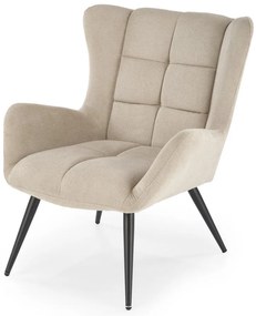 Fotoliu Byron stofa bej H92 cm