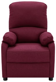 324086 vidaXL Fotoliu de masaj rabatabil, violet, material textil