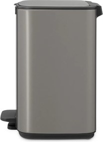 Coș de gunoi gri cu pedală din oțel 7 l Bo – Brabantia