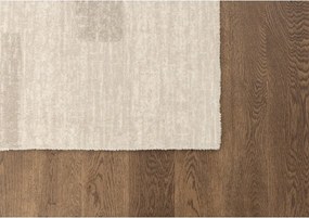 Covor bej din lână 160x240 cm Agnus Brush Lines – Agnella