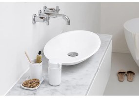 Set accesorii baie Brabantia ReNew 1003492, 3 piese, 250 ml, Rezistent la coroziune, Alb