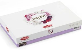 Lenjerie de pat bumbac 100% poplin, pat 2 persoane, Hobby Home, HBP-35