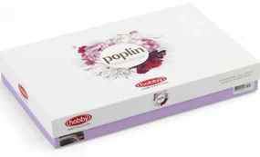Lenjerie de pat bumbac 100% poplin, pat 2 persoane, Hobby Home, HBP-35