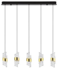Lustra cu 5 pendule LED design modern Seneca