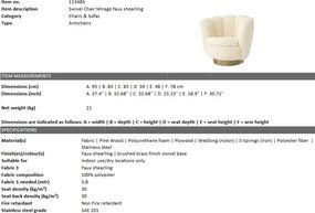 Fotoliu pivotant design LUX Mirage 113485 HZ