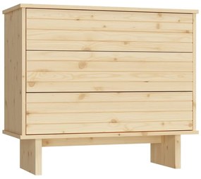 Comodă din lemn de pin natural Karup Design Kommo