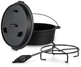 Guernsey, oală premium din fontă,  9.0 oală barbecue, fontă, dimensiunea L/9 qt/9 l