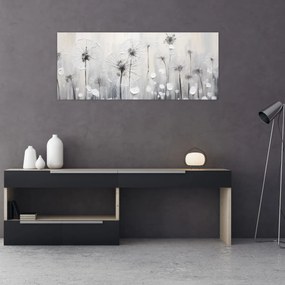 Tablou - Păpădii, pictură (120x50 cm)