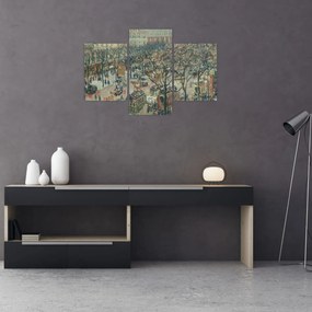 Tablou - Camille Pissarro, Boulevard des Italiens, Morning, Sunlight, reproducere (90x60 cm)