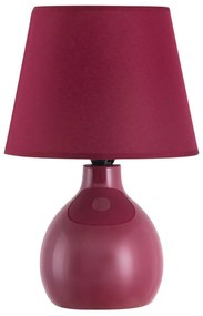 Veioza, lampa de masa design modern Ingrid rosu