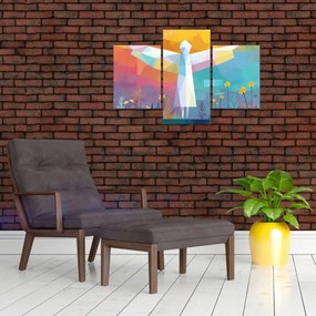 Tablou - Păzitorul florilor (90x60 cm)