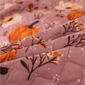 Cuvertura de pat PUMPKINS ROSAVIE, roz pal Dimensiune: 170 x 210 cm