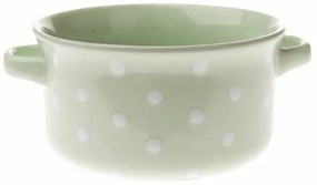 Castron ceramic cu buline 560 ml,  verde