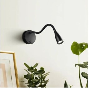Eglo 901818 - Lampă LED de perete flexibilă OLIVANDINO, 3,8W/230V, neagră