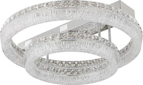 Globo 67387-60D - Plafonieră LED reglabilă LAUREL LED/60W/230V transparentă+telecomandă