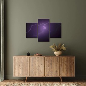 Tabloul cu fulger pe cer (90x60 cm)