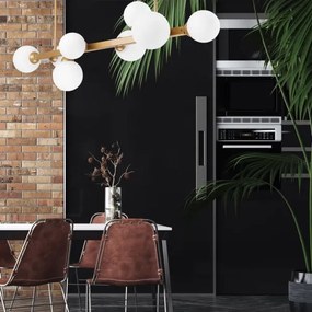 Lustră pe tijă ASTRO 8xG9/5W/230V aurie