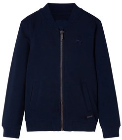 Hanorac pentru copii cu fermoar, bleumarin, 104