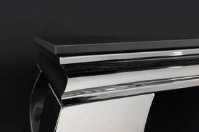 Consola MODERN BAROCK 140cm crom/ negru A-44367 VC