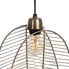 Lustră aurie cu abajur din metal – Ixia