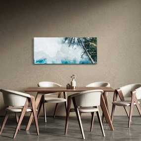 Tablou - Palmier lângă mare (120x50 cm)