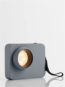 Lampa de masa LED portabila KEDROS gri
