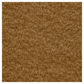 Taburet maro cu tapițerie din țesătură bouclé Om 60 – SLOWDOWN