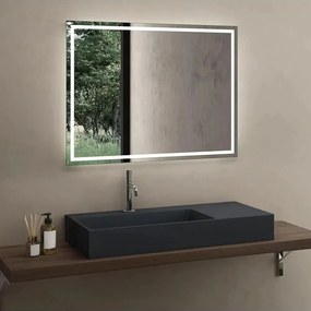 Lavoar pe blat Rea Archi compozit dreptunghiular 75 cm gri mat