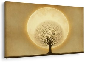 Tablou arborele vieții în fața lunii