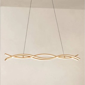 Eglo 901106 - Lustră LED suspendată pe cablu LASANA LED/35W/230V bej