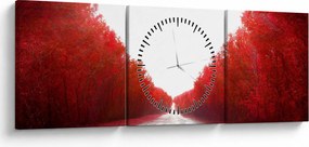 Tablou - Drumul spre iiubire (cu ceas) (90x30 cm)